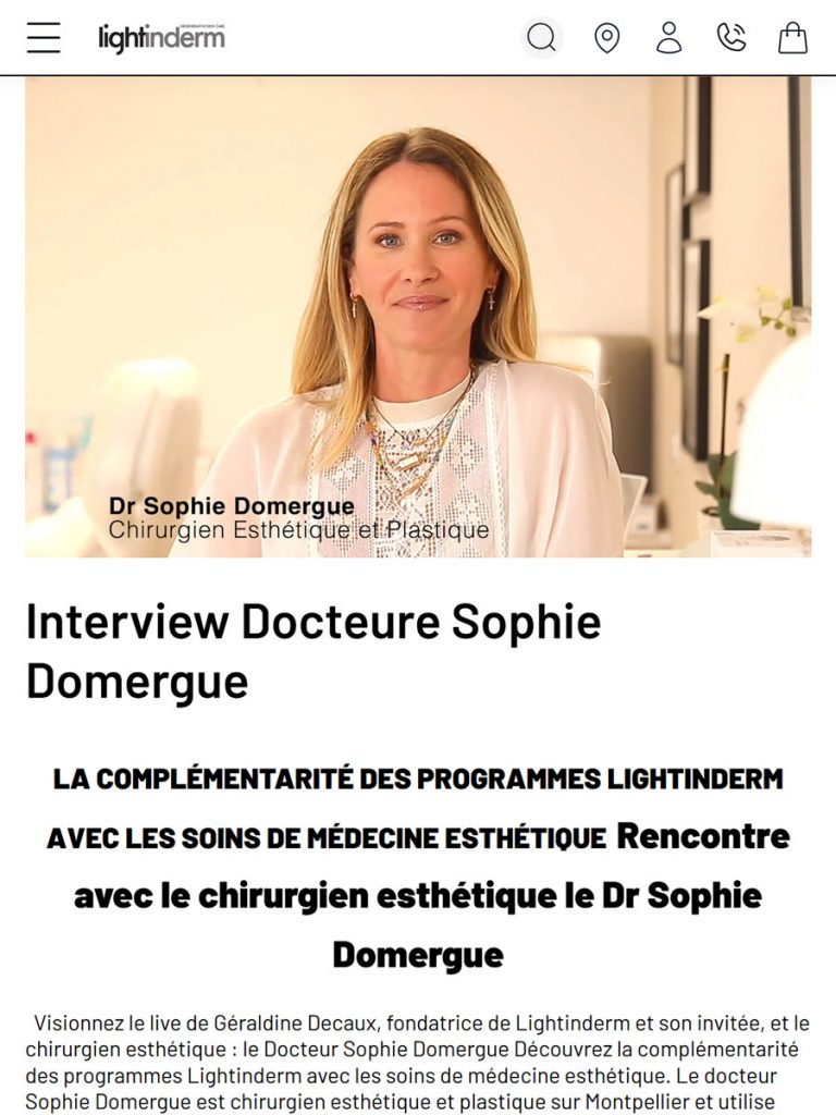 article presse lightinderm maison sophie domergue